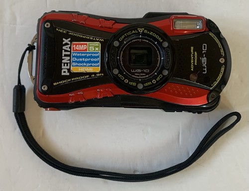 Pentax red 14mp 5x zoom - pentax,